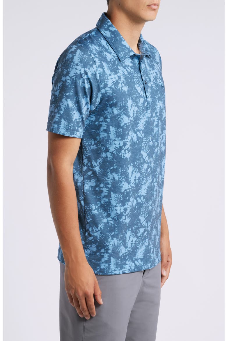 Featherweight Please Tropical Polo, Alternate, color, DARK TEAL