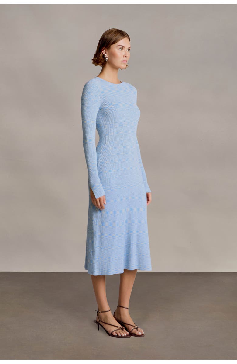 AMUR Myella Knit Dress, Alternate, color, Arctic Breeze
