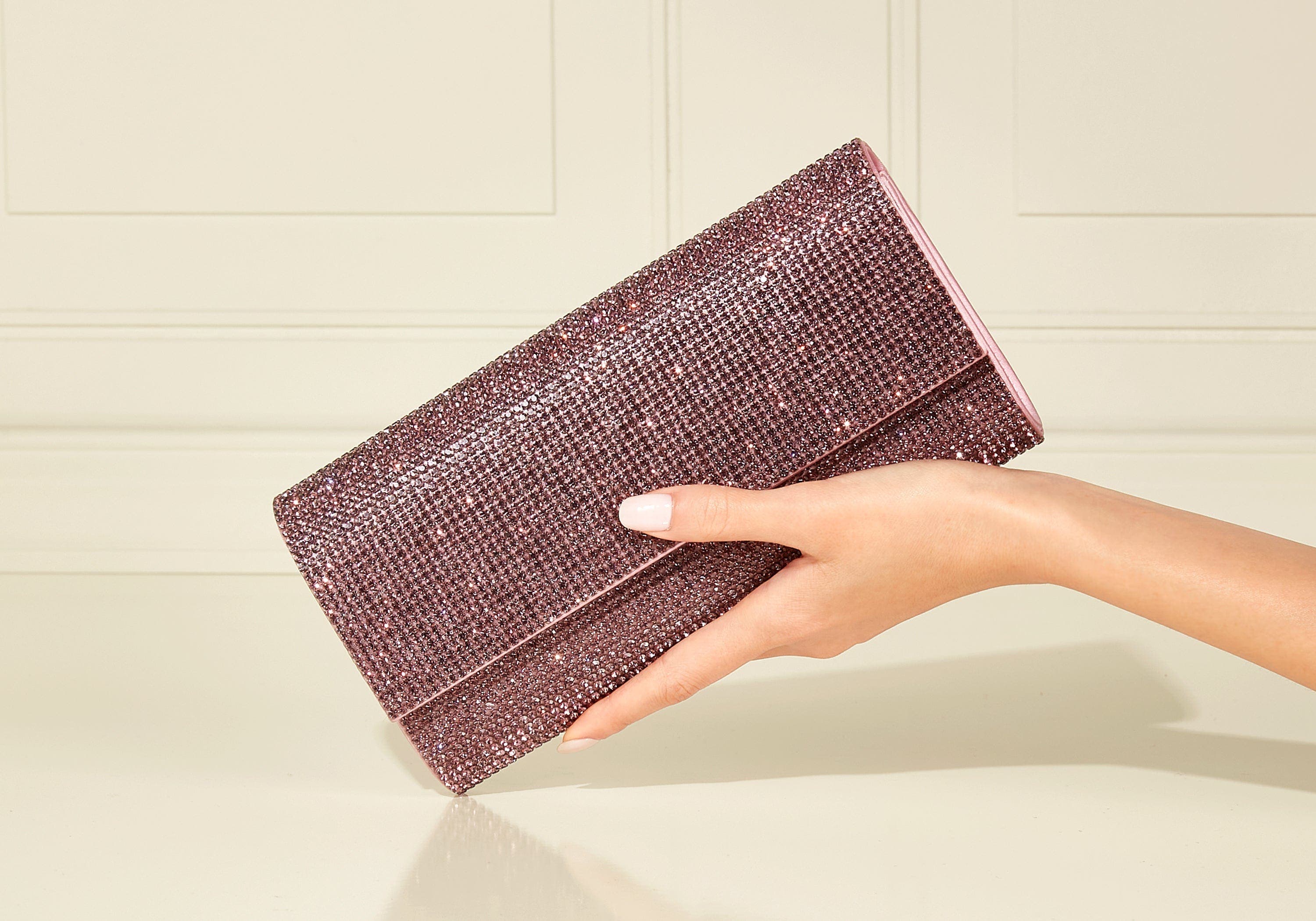 Perry Clutch, Alternate, color, Silver Light Amethyst