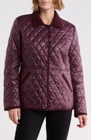 Sam Edelman Quilted Snap Front Barn Jacket