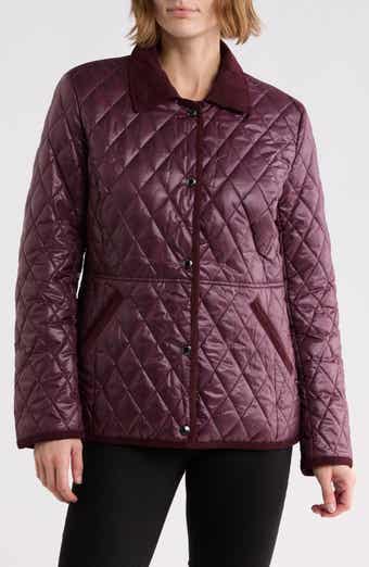 Quilted Snap Front Barn Jacket