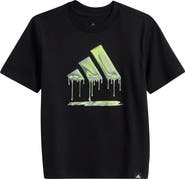 adidas Kids' Chrome Drip Logo Graphic T-Shirt