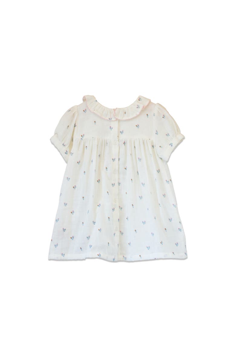 Emily dress with Lace trim, Alternate, color, Off White