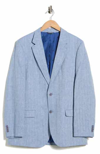 Nautica Brielle Herringbone Cotton & Linen Blend Sport Coat