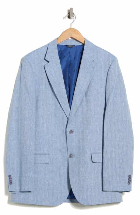 Nautica Brielle Herringbone Cotton & Linen Blend Sport Coat