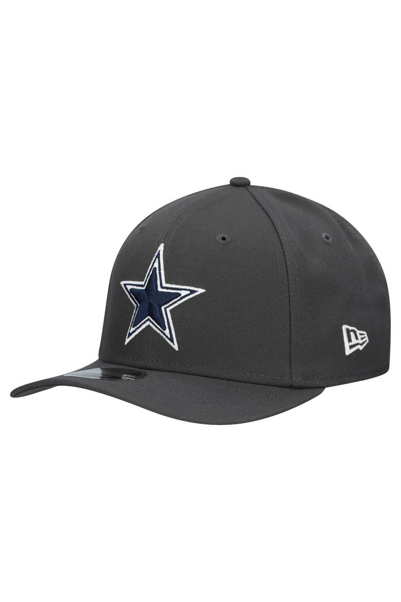Men's New Era Graphite Dallas Cowboys Main 9SEVENTY Adjustable Hat, Main, color, Graphite