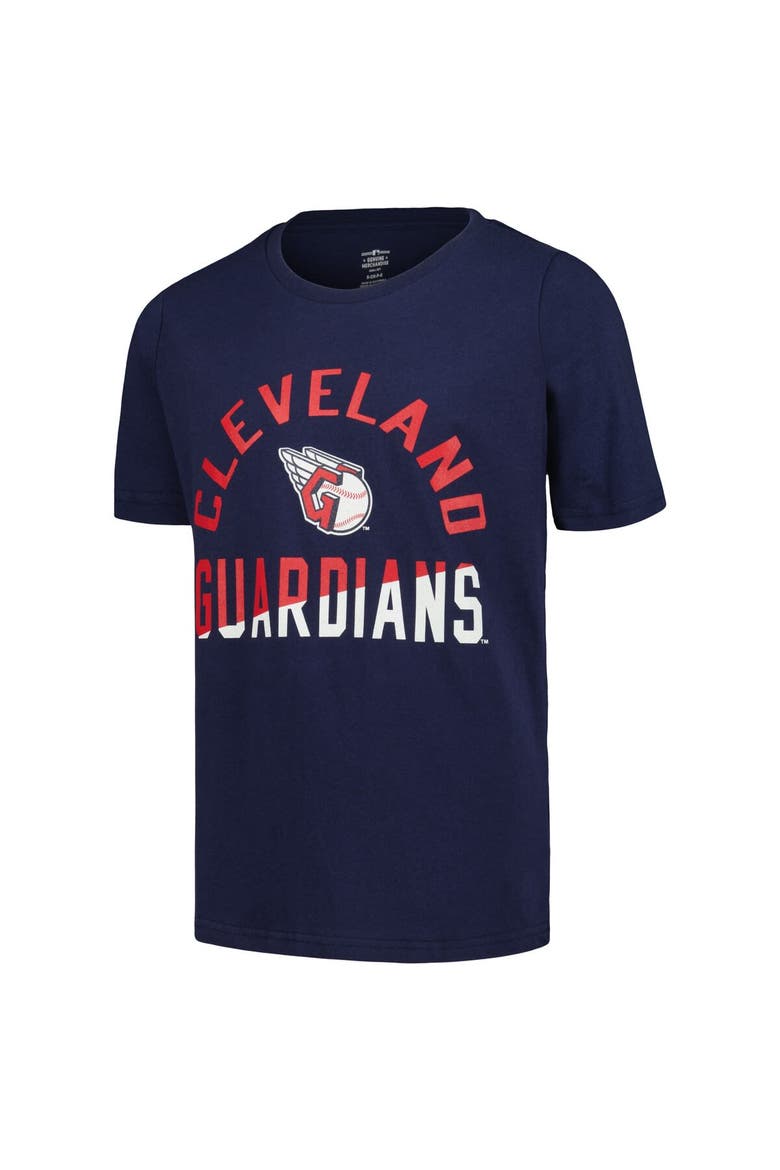 Youth Navy Cleveland Guardians Halftime T-Shirt, Alternate, color, Navy