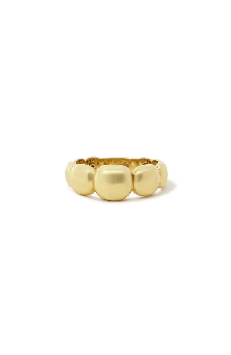 The Lovery Fine Jewelry Gold Bubble Ring, Main, color, Yellow Gold
