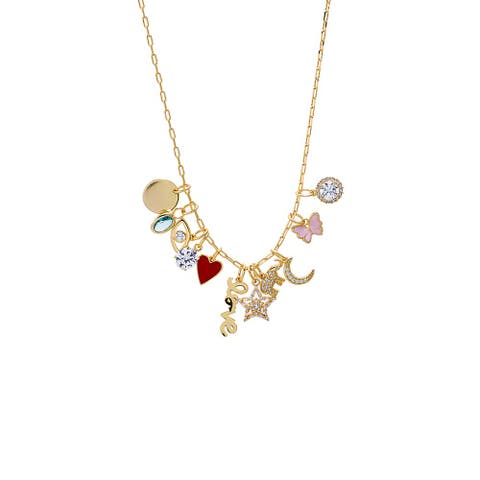 Charm Bar Necklace Set