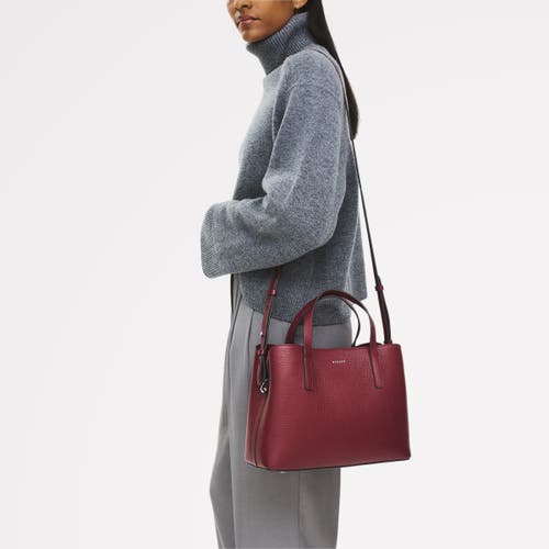 Radley Dukes Place Medium Ziptop Satchel Bag In Red