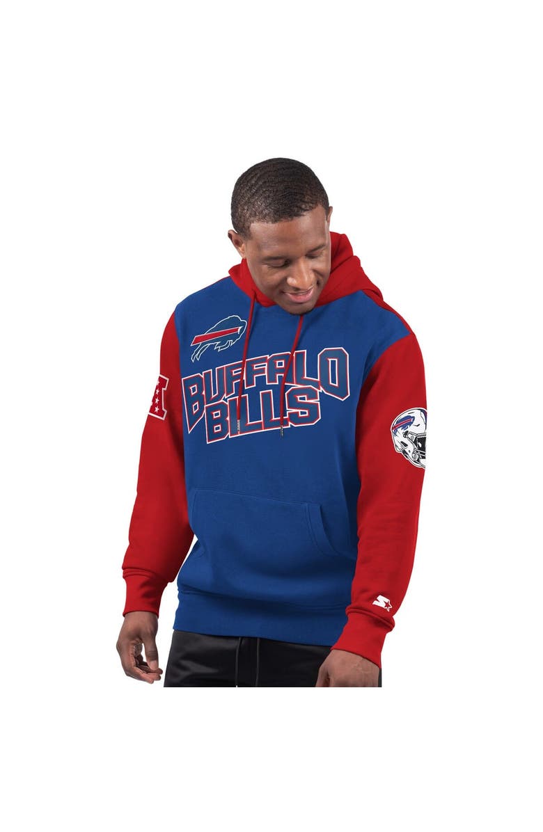 STARTER Men's Starter Royal Buffalo Bills Extreme Pullover Hoodie, Alternate, color, 