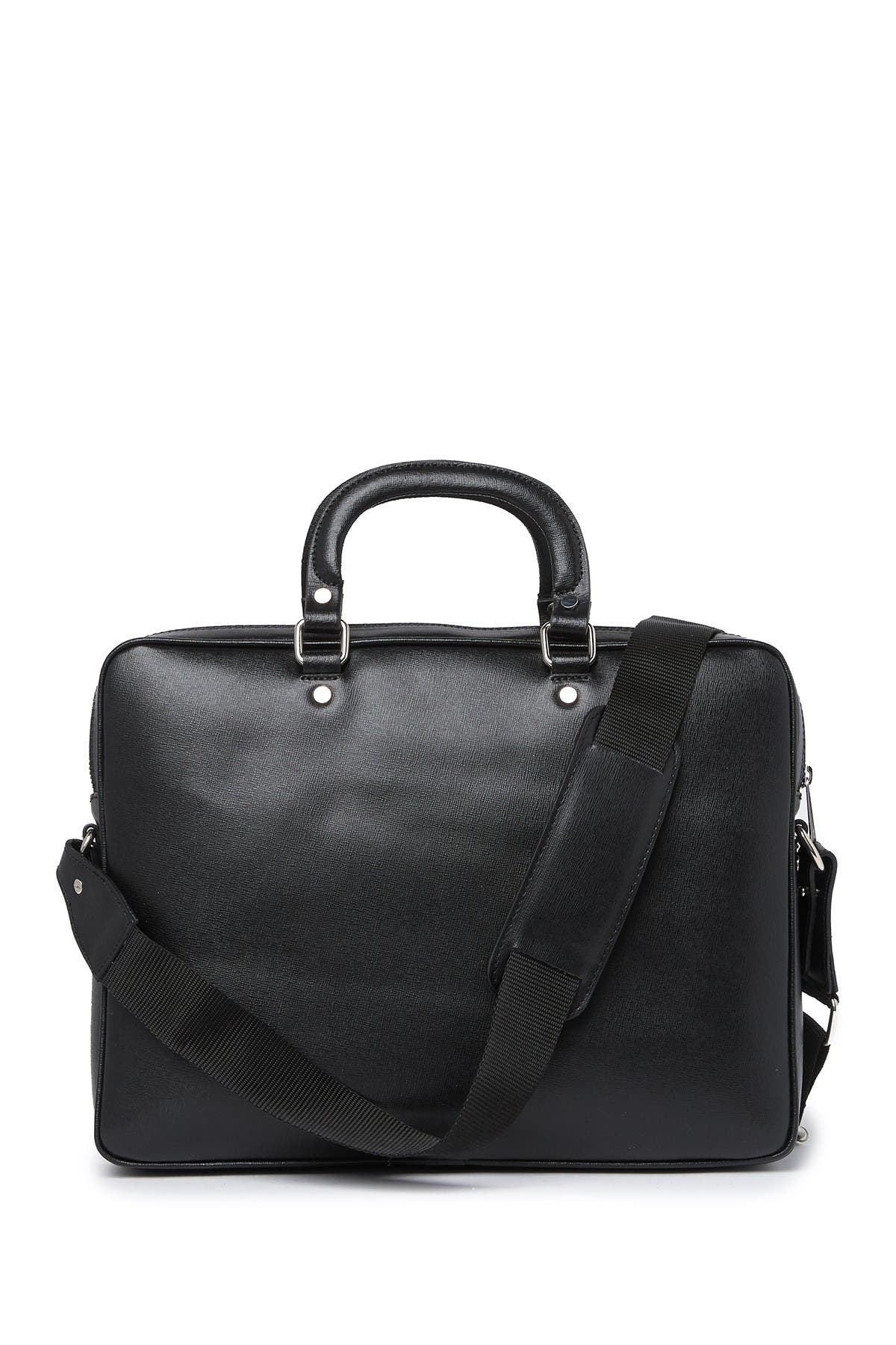 MAISON HERITAGE Briefcase Leather Shoulder Bag, Alternate, color, 