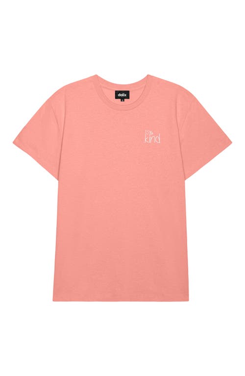 Dalix Womens Be Kind Lightweight Everyday Tee In Pink