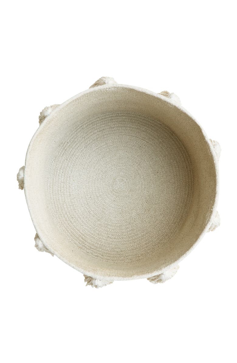 Lorena Canals Basket New Tassels, Alternate, color, Natural