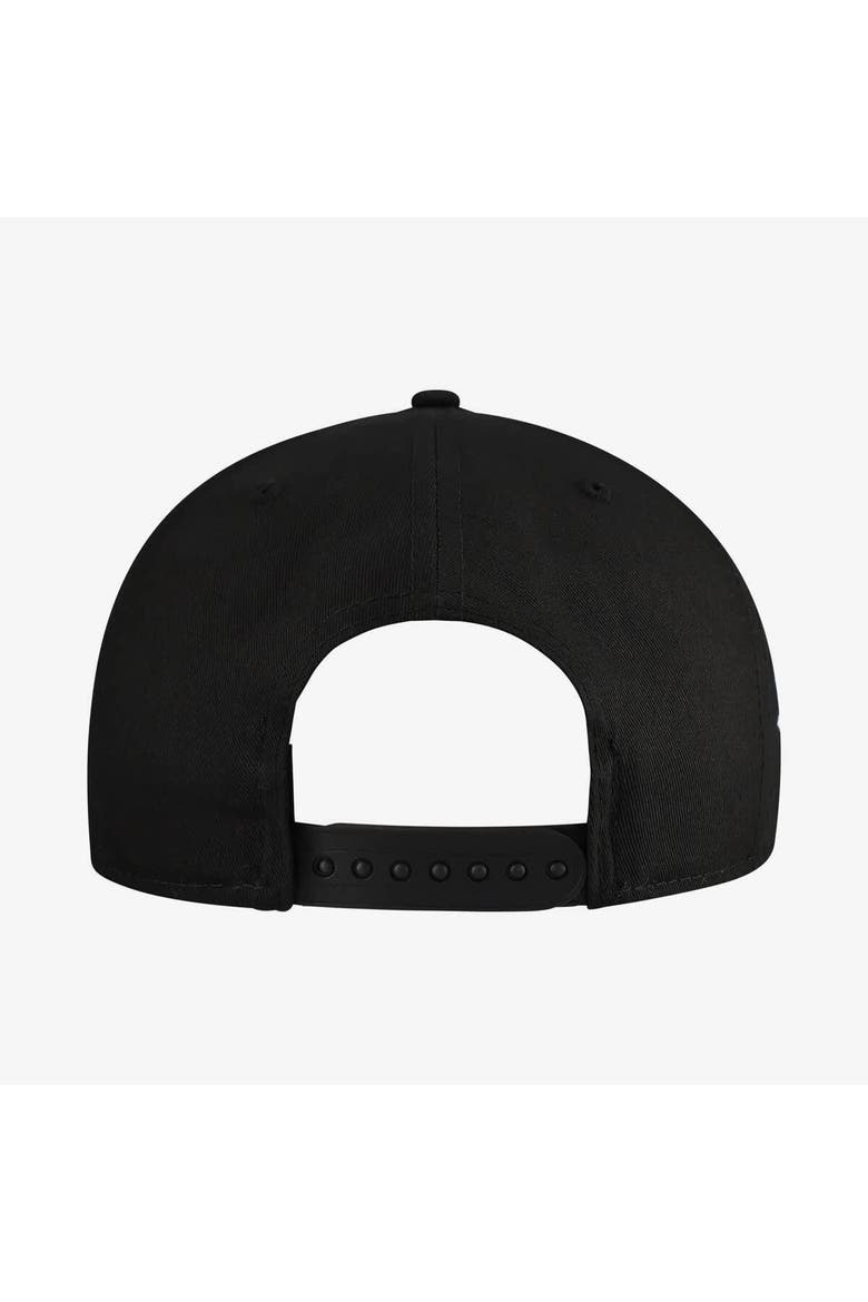 Men's New Era  Black San Jose Sharks Team Text Golfer Adjustable Hat, Alternate, color, Black