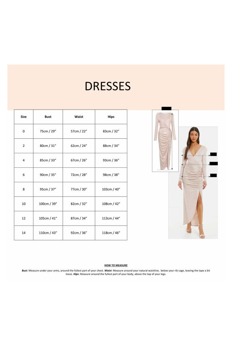 High Neck Wrap Dress