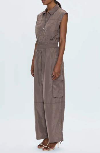 Becca Zip Front Utility Jumpsuit