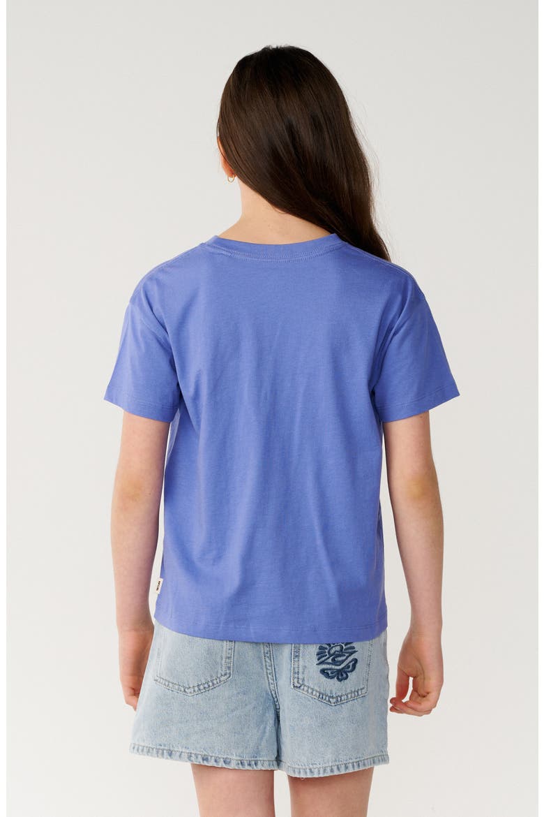 Kids' Surf Puff Logo T-Shirt, Alternate, color, MID BLUE