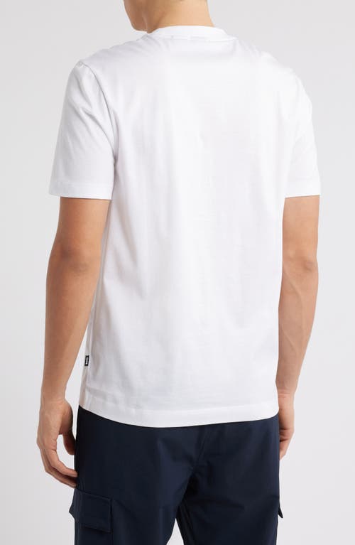 Hugo Boss Boss Thompson Logo Graphic T-shirt In Natural