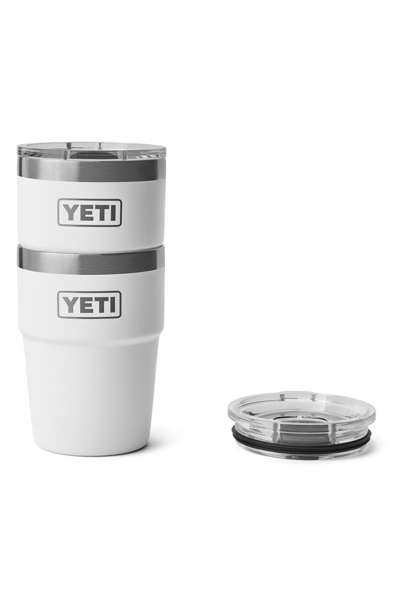 YETI Rambler 16-Ounce Stackable Cup, Alternate, color, White