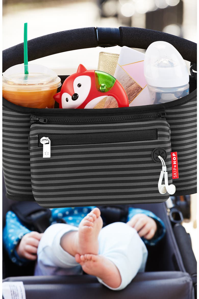 Grab & Go Stroller Organizer, Alternate, color, BLACK