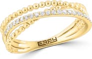 EFFY Diamond Crossover Ring