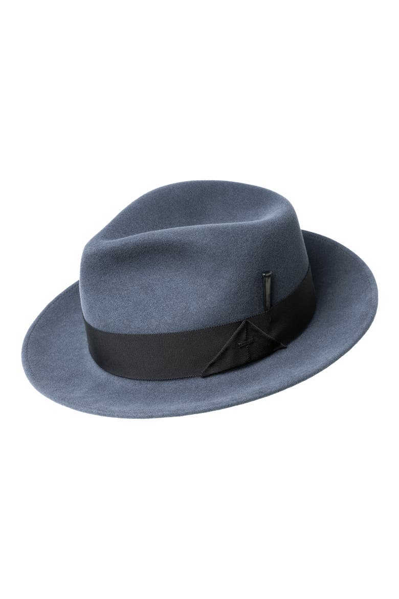 Elite Velour Wool Felt Hat, Main, color, AVION