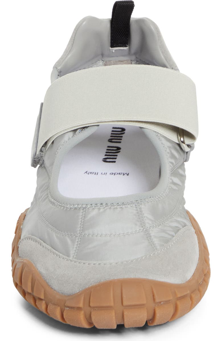 Miu Miu Sport Quilted Nylon Mary Jane Sneaker, Alternate, color,