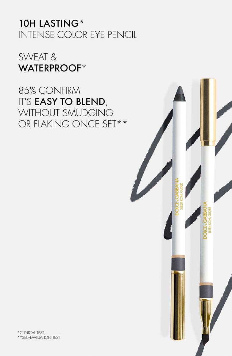 Dolce&Gabbana The Sleek Kohl Glider Eye Pencil, Alternate, color, 01 Total Black