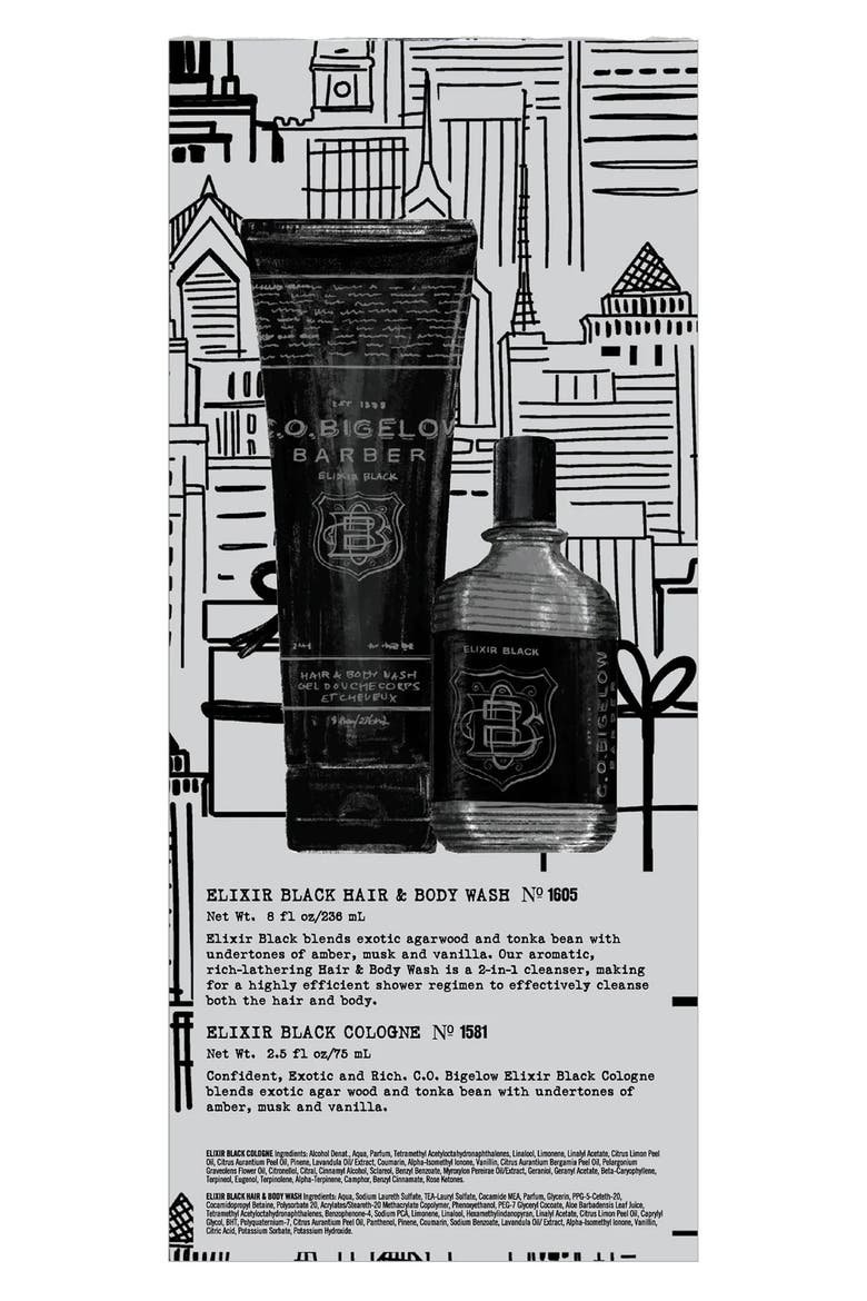 Elixir Black Apothecary Box, Cologne + Hair & Body Wash $62 Value, Alternate, color, NO COLOR