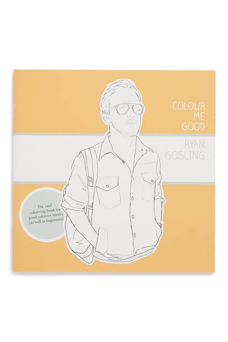 'Colour Me Good - Ryan Gosling' Coloring Book, Main, color, RYAN GOSLING