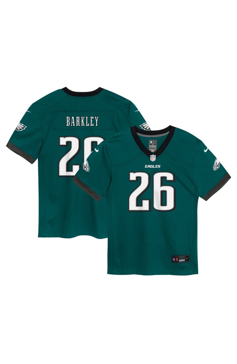 Nike Toddler Nike Saquon Barkley Midnight Green Philadelphia Eagles Game Jersey, Main, color, Green