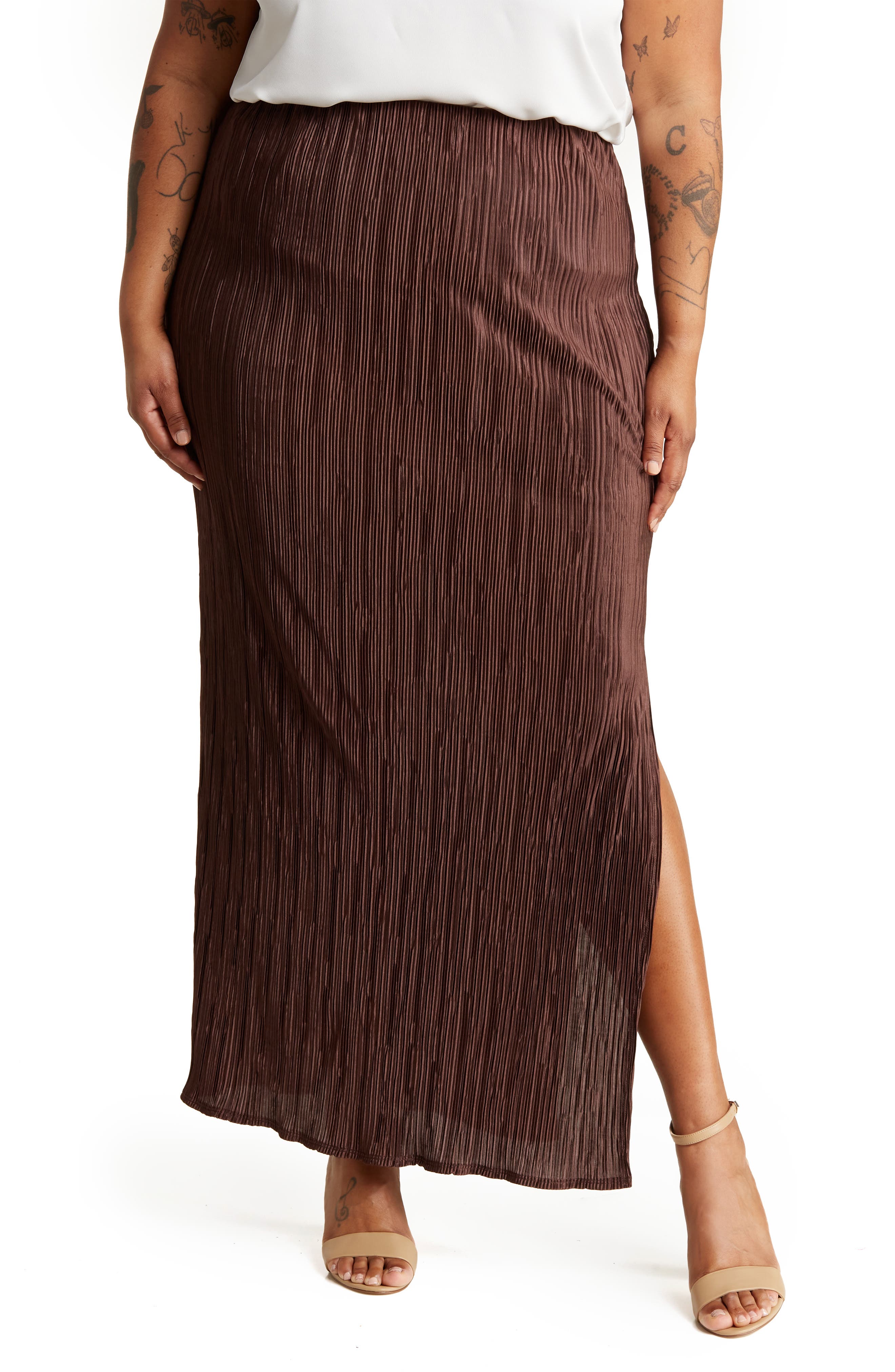 Plisse Maxi Skirt - image 3
