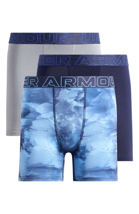 Kids' Assorted 3-Pack UA Performance Boxer Briefs (Big Kid)