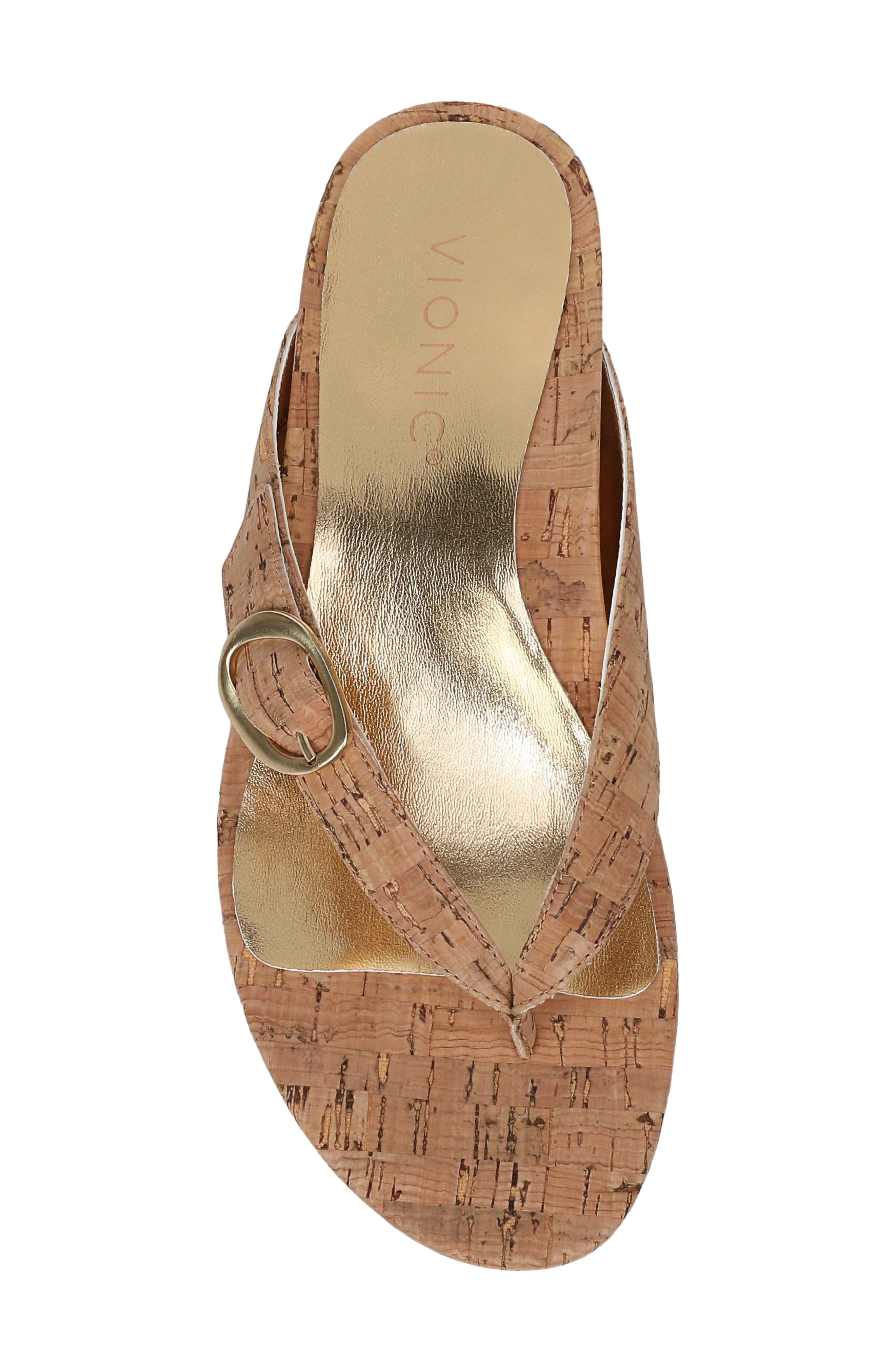 Grove Flip Flop, Alternate, color, GOLD CORK