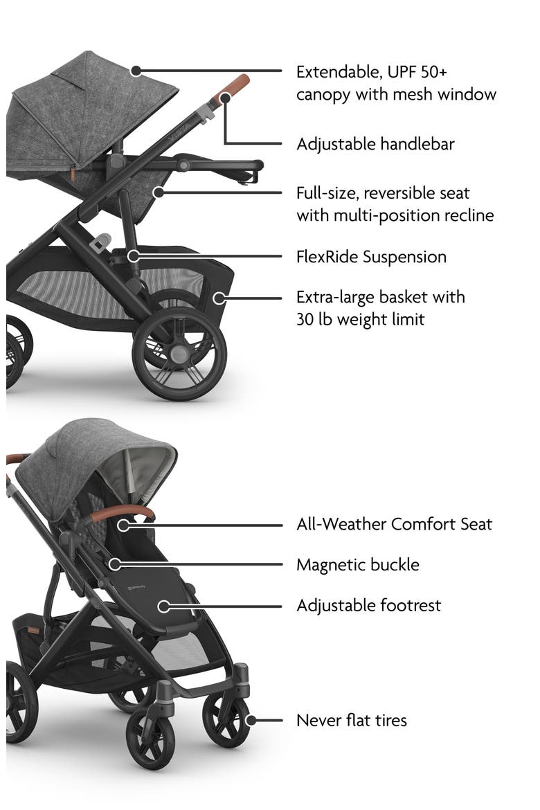 Vista V3 Stroller & Mesa V3 Infant Car Seat Travel System, Alternate, color, GREYSON