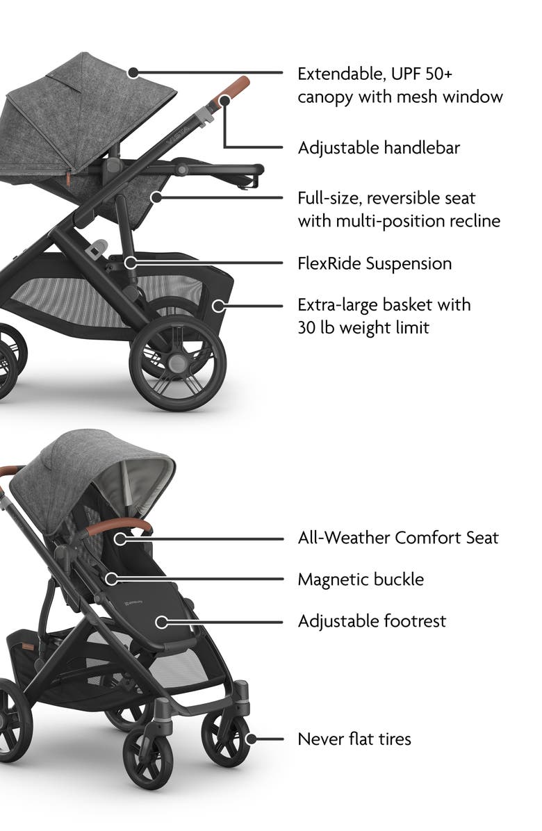 UPPAbaby Vista V3 Stroller & Mesa V3 Infant Car Seat Travel System, Alternate, color, Greyson
