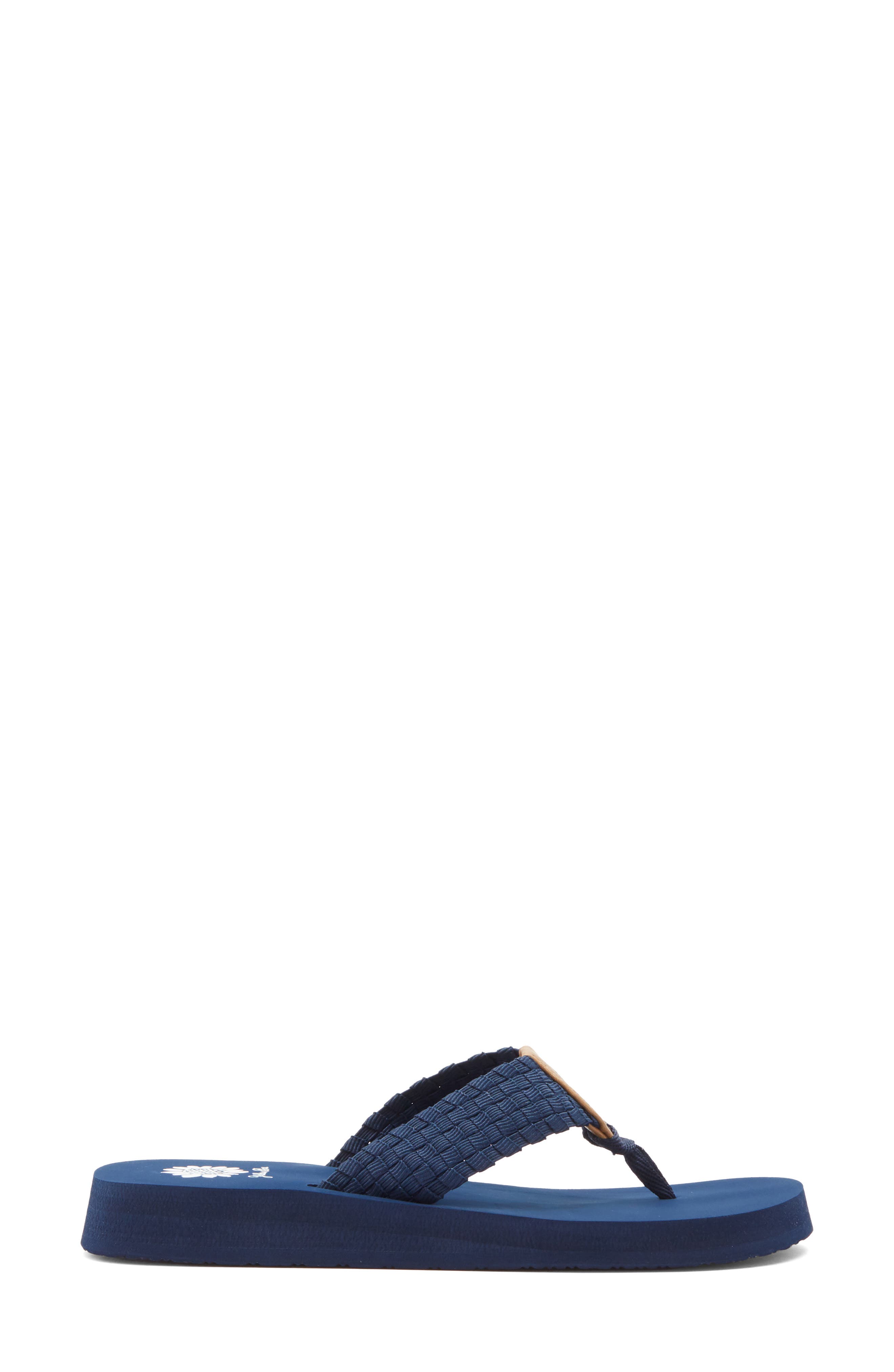 Soleil Flip Flop Sandal, Alternate, color, SOLID NAVY