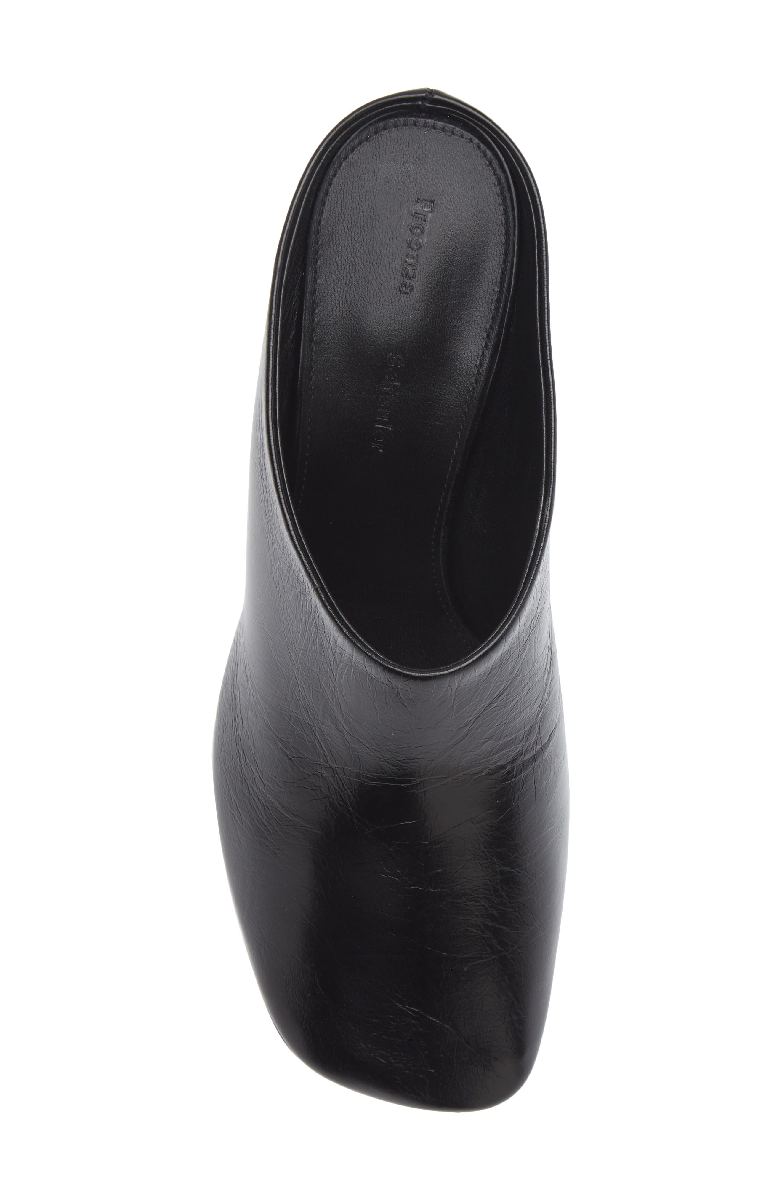 Proenza Schouler Slant Mule, Alternate, color, Black