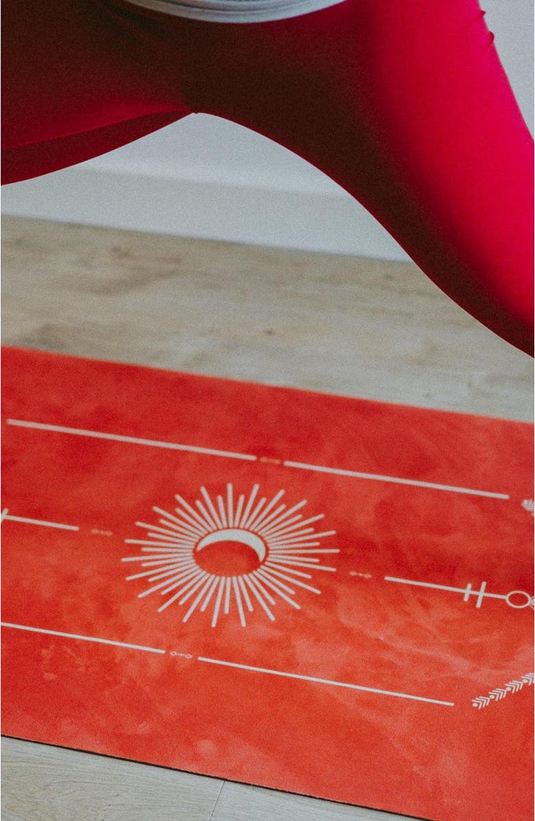 Zanatany Concepts Sustainable Yoga Mat, Alternate, color, Red