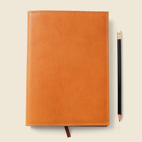Refillable A5 Leather Journal Cover