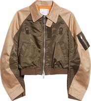 Sacai Cotton Chino x Nylon Twill Jacket