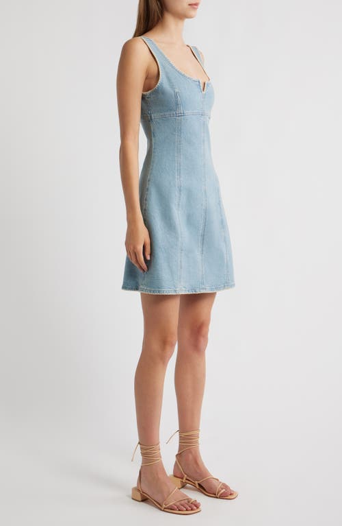 Rails Cove Sleeveless Denim Minidress In Blue