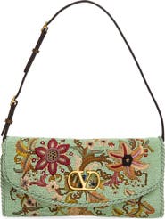 Valentino Garavani Vain Soft Embroidered Top Handle Bag