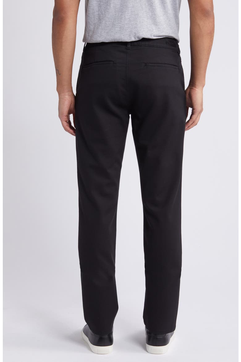 Ivan Slim Fit Twill Pants, Alternate, color, BLACK ONYX