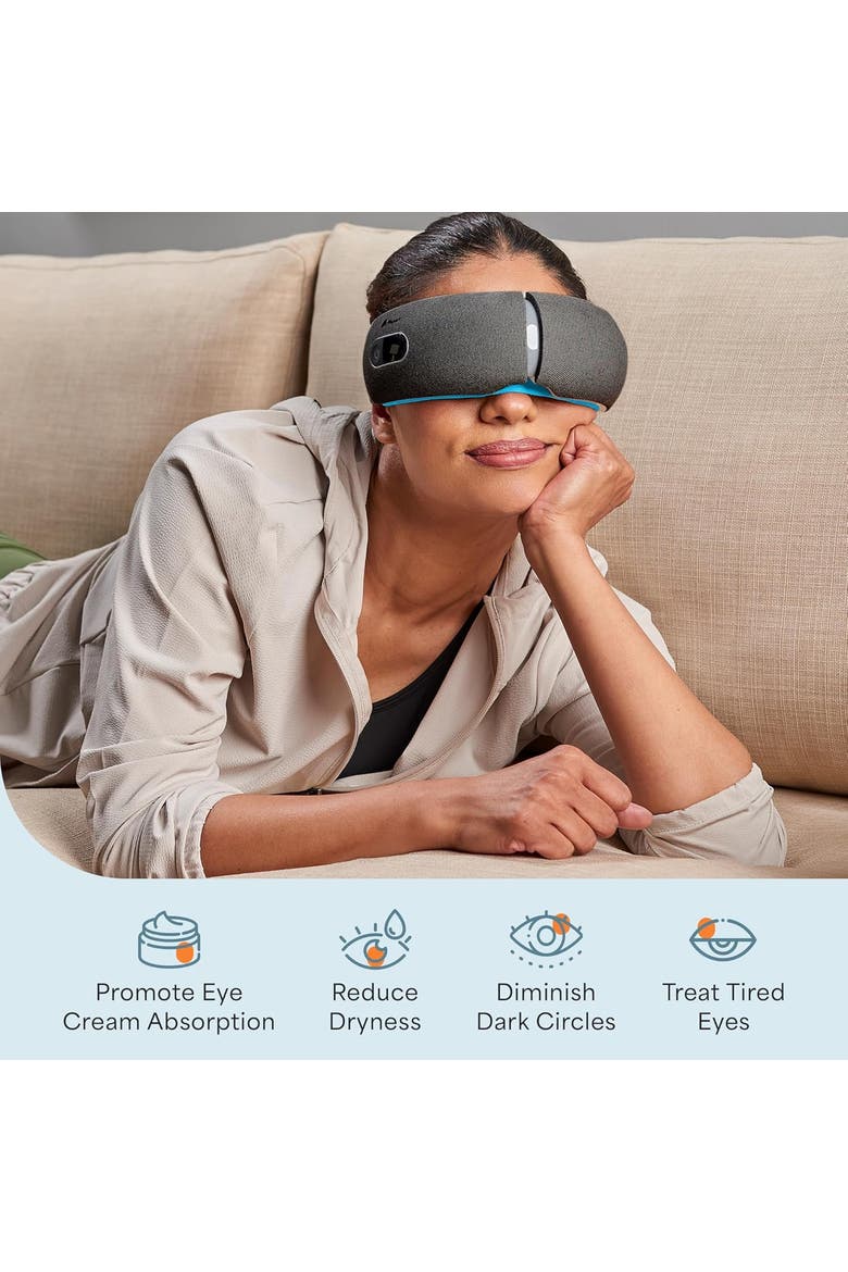Oculax Heated Eye Massager with Heat & Vibration, Alternate, color, Blue