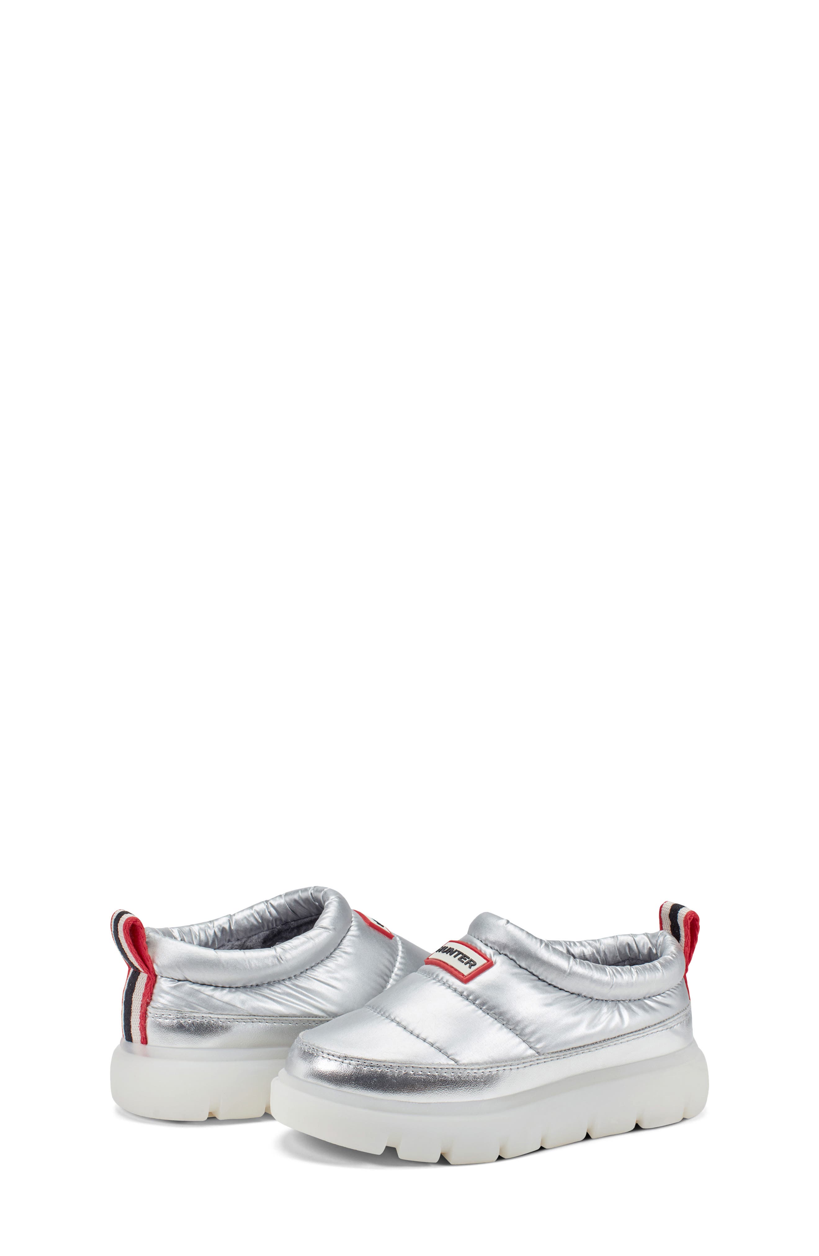 Hunter Codys Puffer Sneaker, Alternate, color, Silver