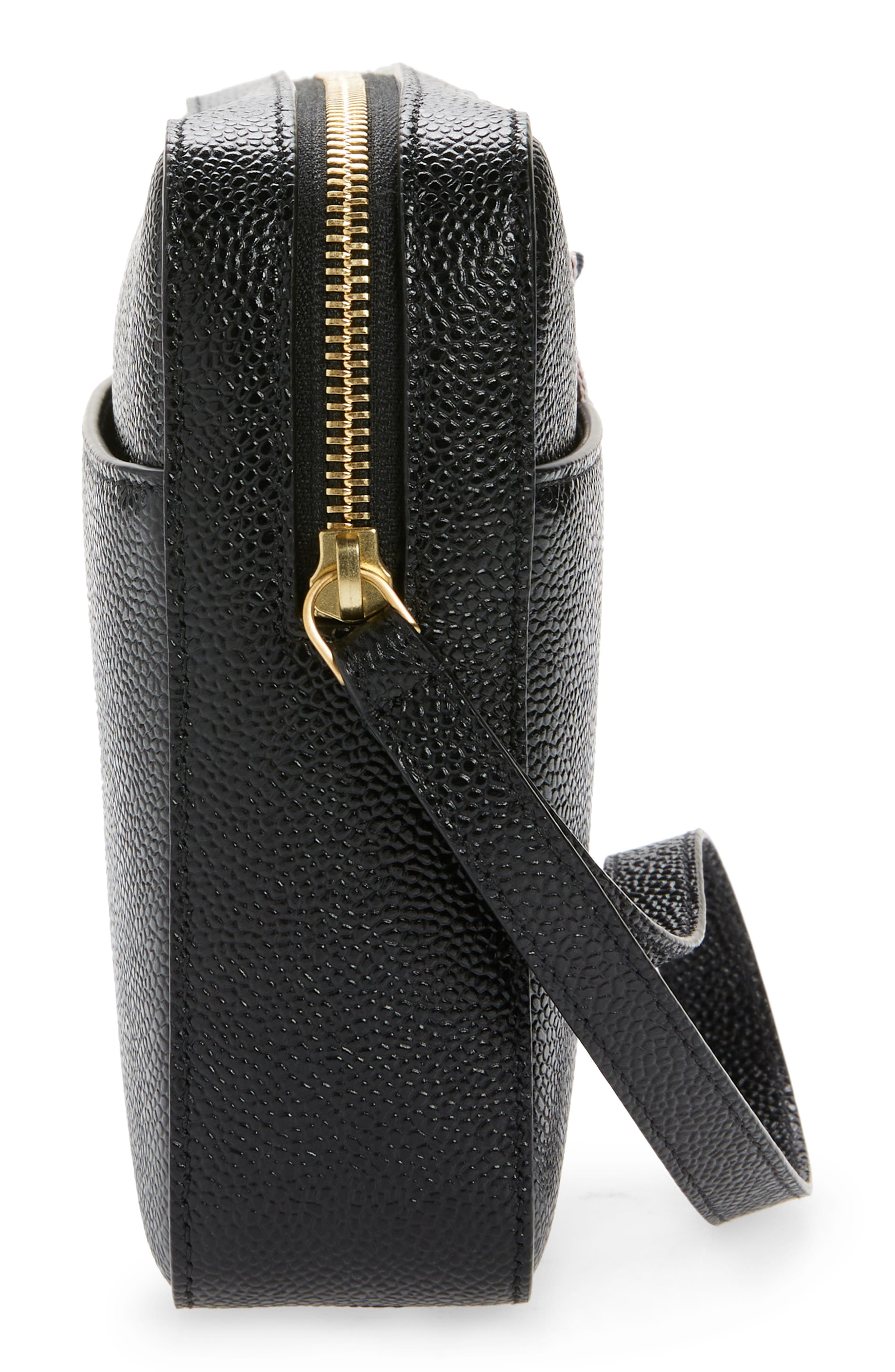 Thom Browne Leather Dopp Kit, Alternate, color, 