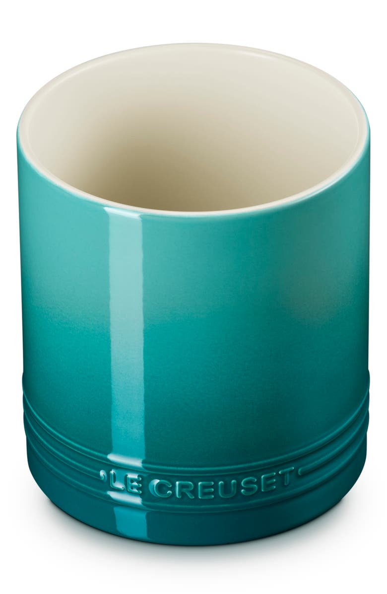 Le Creuset Signature Stoneware Utensil Crock, Alternate, color, Riviera