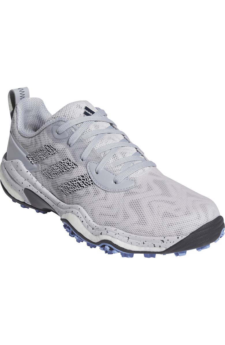 adidas Codechaos 25 Spikeless Golf Shoe, Main, color, Grey/ Aurora Ink/ Silver